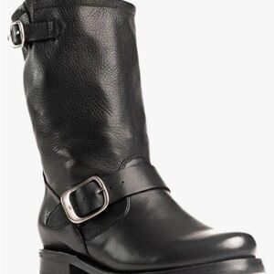 Frye Black Motorcycle Boots